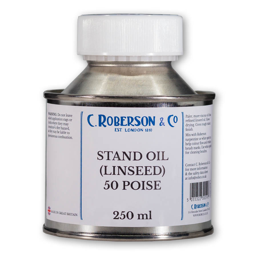 Linseed Stand Oil, 45 P Mediums, Binders & Glues