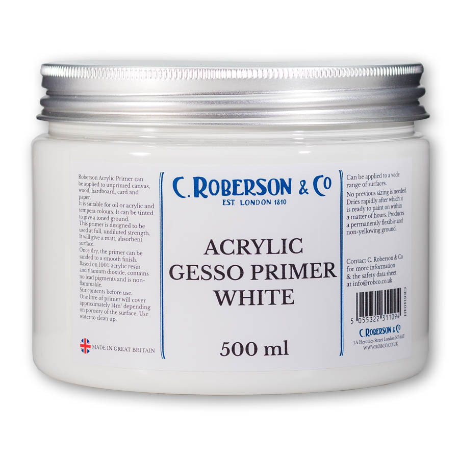 Gesso Primer 500 Ml For Oil and Acrylic
